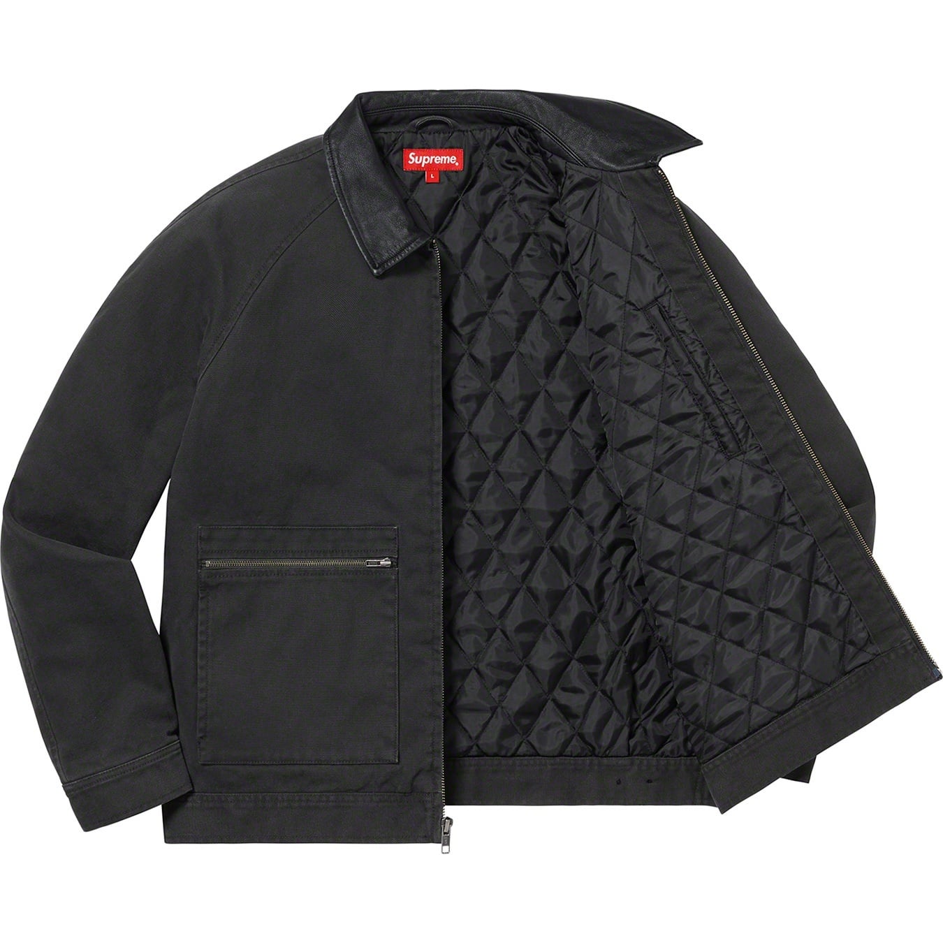 Leather Collar Work Jacket view 8